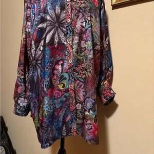 John Mark Multicolor Paisley Blouse